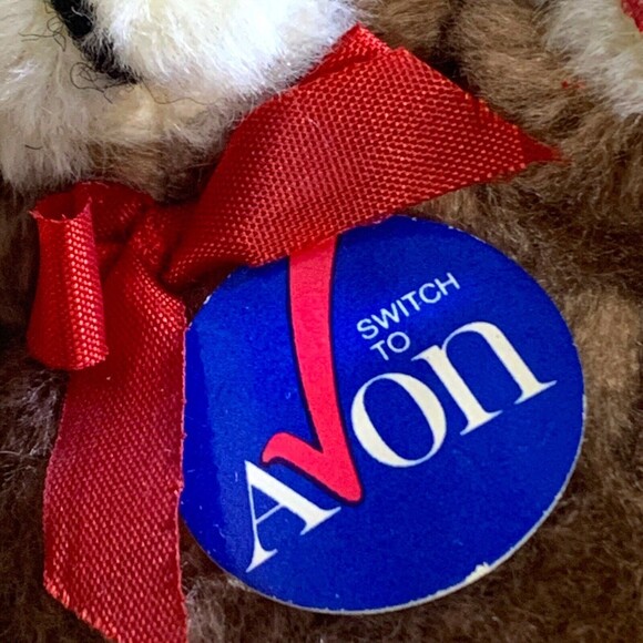 Russ Berrie Mini Teddy Bear #245 Nutshells Brown 4.25" Avon Made in Korea Vtg - Picture 7 of 10